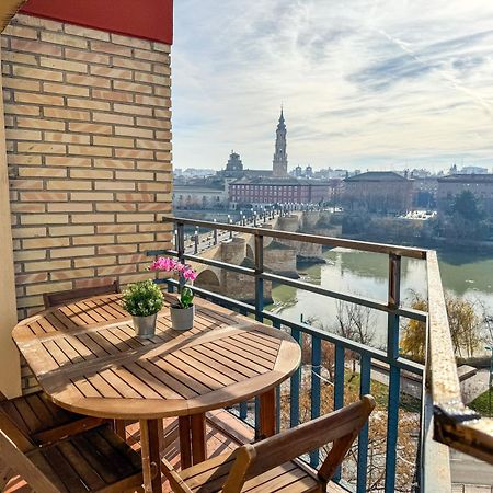 El Puente Del Pilar Comotucasa Zaragoza Luaran gambar